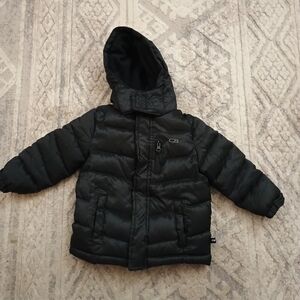 CB Sports Toddler Boy's 2T Black Quilted Puffer Coat